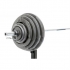 Muscle Power Olympische halterset 100 kg gietijzer  MPOLGTSET100KG